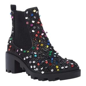 Betsey Johnson Rare Moto Boot 9M